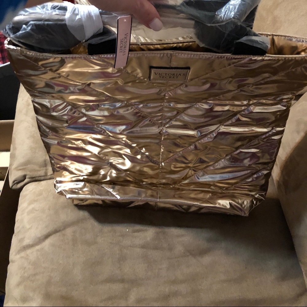 VS Rose gold shoulder bag